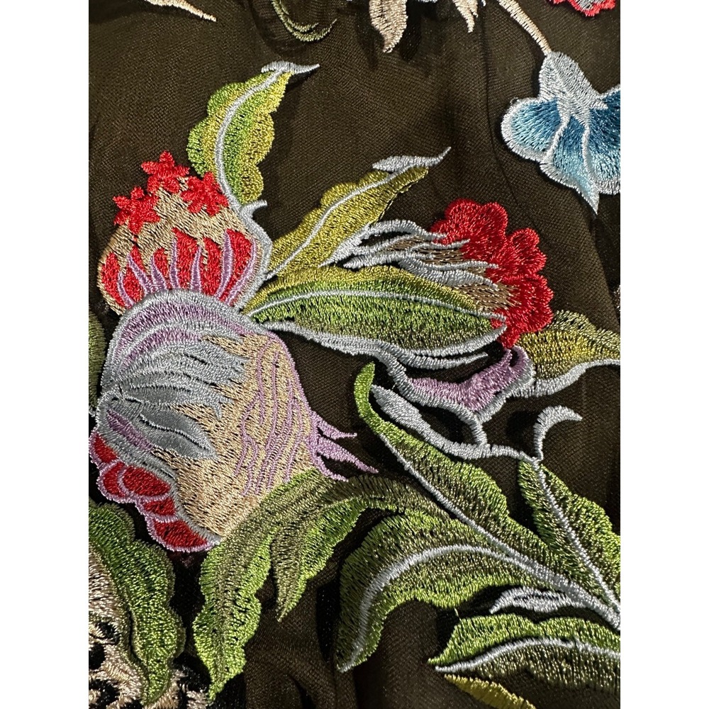 Aratta Silent Journey embroidered flannel shirt, flared sleeves - Picture 6 of 9